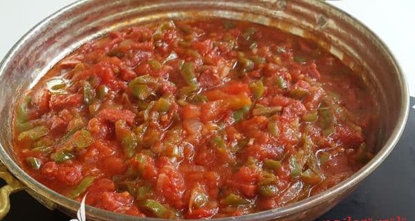 Yumurtasız Menemen duble (Extra)